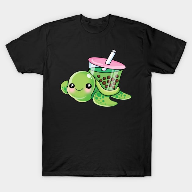 Boba Turtle T-Shirt by SuperrSunday